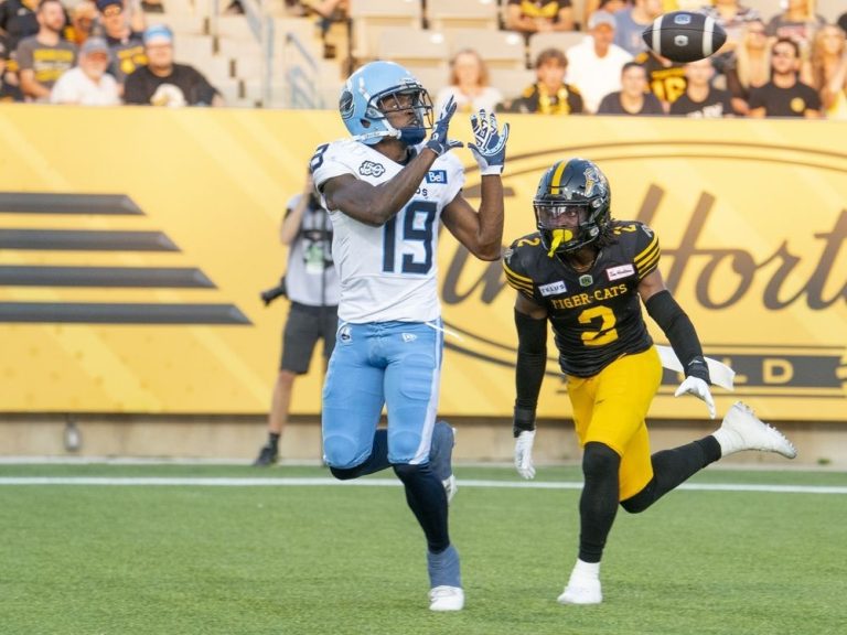 Kelly lance deux passes de touché alors qu’Argos bat les Ticats pour passer à 5-0