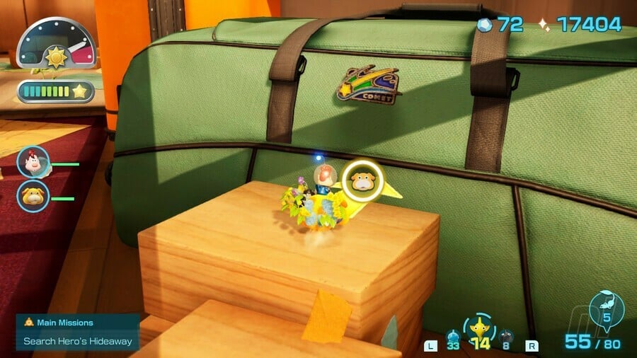 Le refuge du héros de Pikmin 4