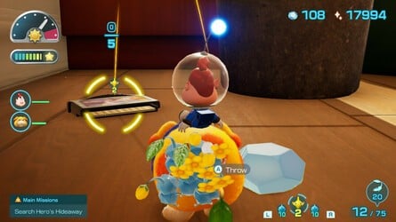 Le refuge du héros de Pikmin 4