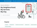 La section anglaise du site Web de la Ville de Montréal porte maintenant la bannière : 