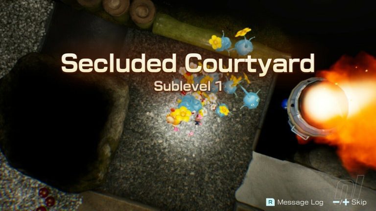 Pikmin 4: procédure pas à pas de la cour isolée
