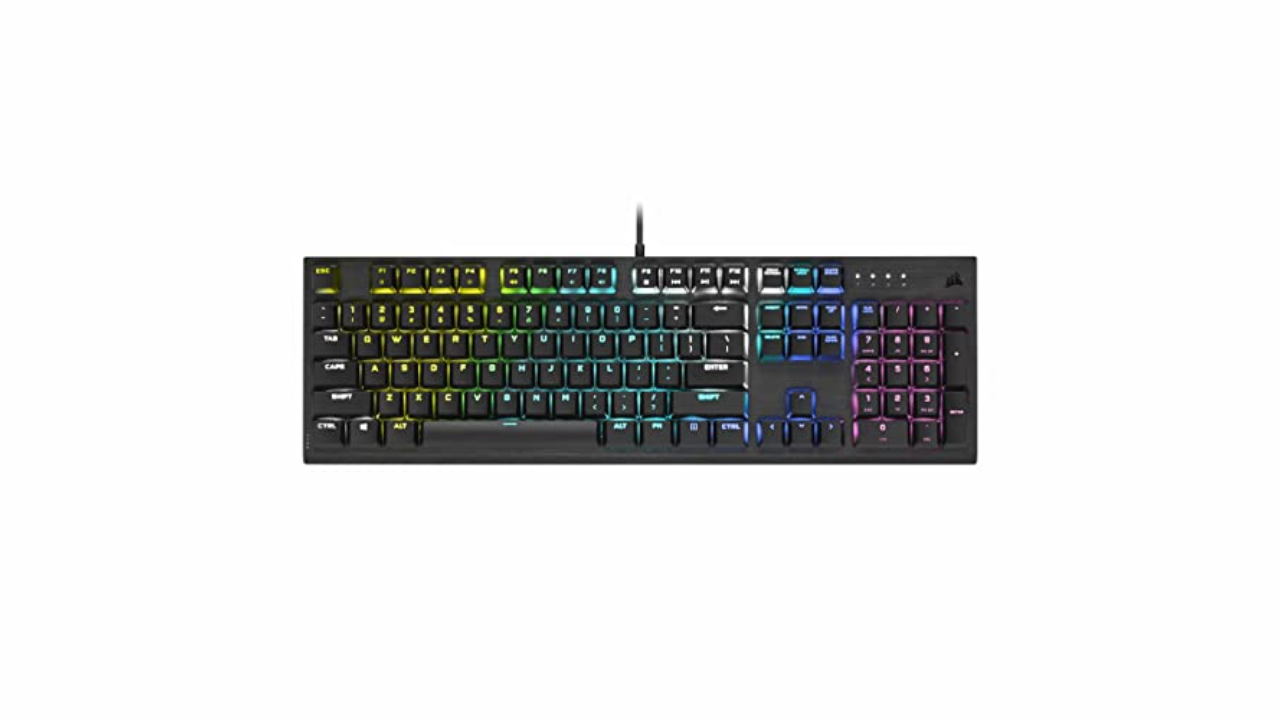 Clavier de jeu mécanique à profil bas Corsair K60 RGB Pro