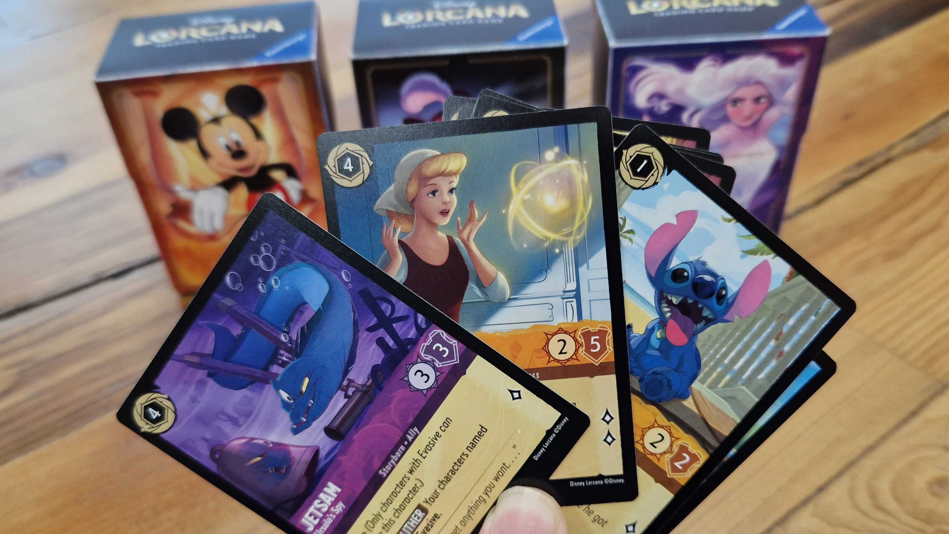 Cartes Disney Lorcana retenues