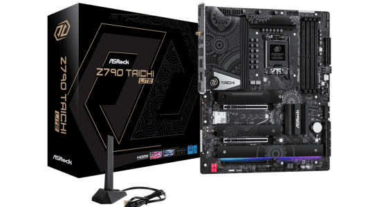 Asrock Z790 Taichi Lite motherboard and box