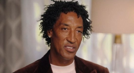 Scottie Pippen during interview