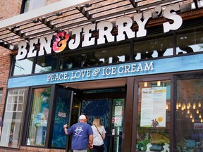 Un glacier Ben & Jerry's