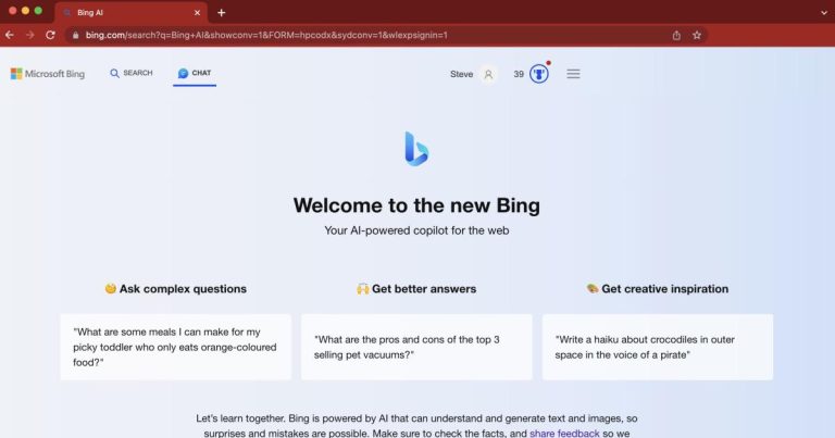 Bing Chat propulsé par la technologie OpenAI est déployé sur Chrome et Safari