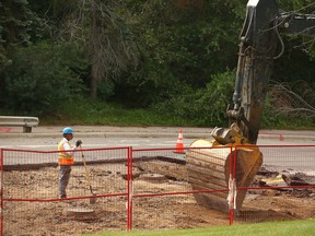 Construction de route