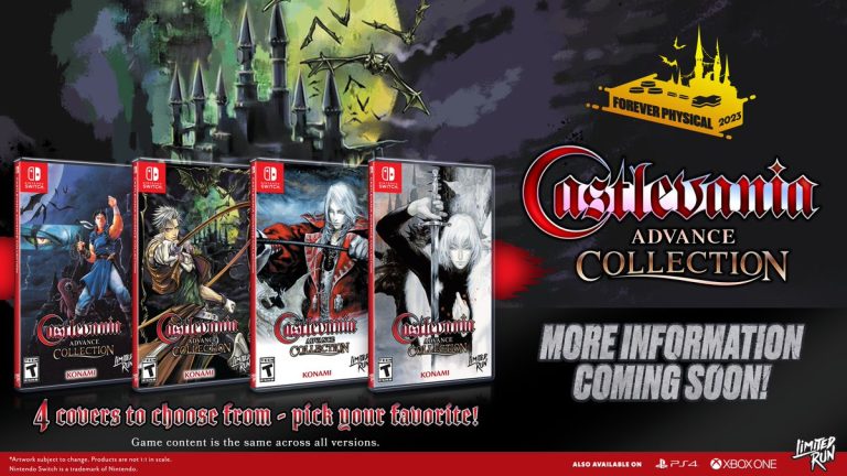 Castlevania Advance Collection obtient une sortie physique sur Switch
