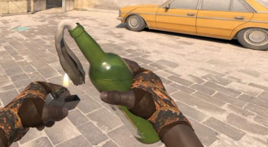 Counter-Strike 2 liquid in bottle shader