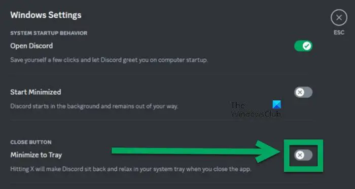 Empêcher Discord de s’exécuter en arrière-plan sur un PC Windows