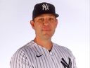 Dillon Lawson des Yankees de New York pose pour un portrait lors de la journée des médias au George M. Steinbrenner Field le 22 février 2023 à Tampa, en Floride. 