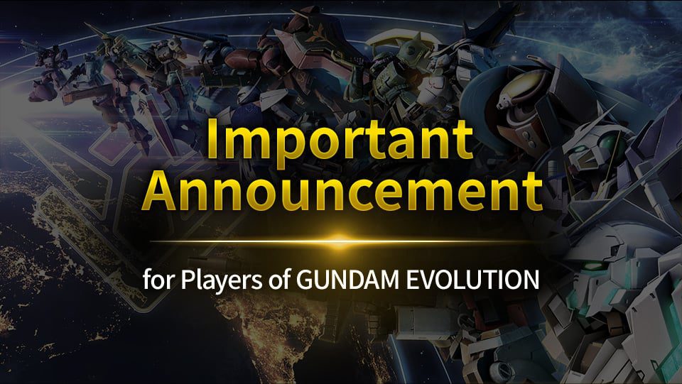 Gundam Evolution mettra fin au service le 29 novembre    
