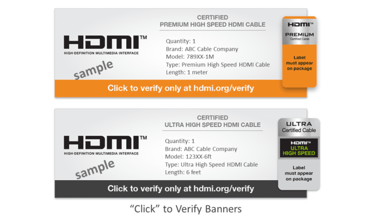 HDMI LA Exec discute du nouveau programme de bannière de vérification des câbles HDMI