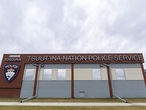 Le bâtiment de la police de la nation Tsuut'ina a été photographié le mercredi 14 juin 2023.