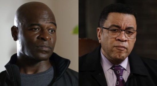 Hisha Tawfiq and Harry Lennix on The Blacklist.