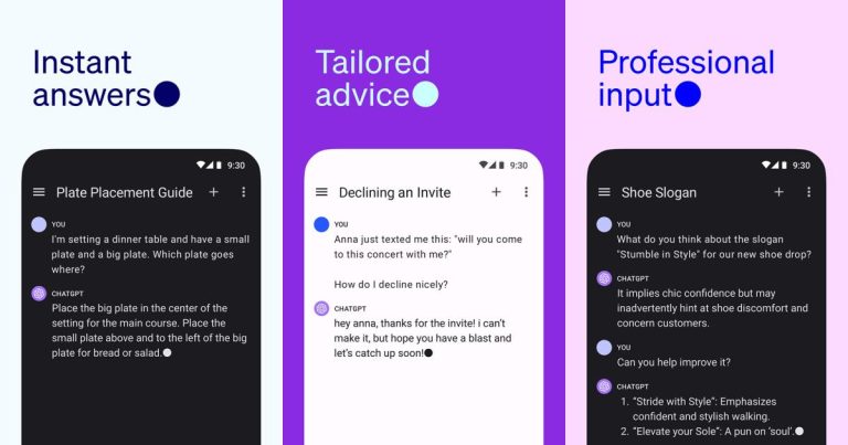 L’application ChatGPT est maintenant disponible pour Android