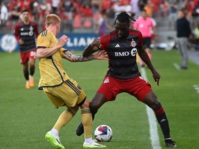 L'attaquant du Toronto FC CJ Sapong