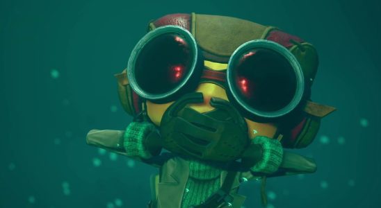 Psychonauts 2 Raz holding hands over his mouth