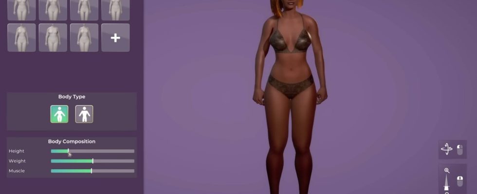 Le nouveau jeu de type Sims Life by You montre la personnalisation du corps dans une nouvelle vidéo
