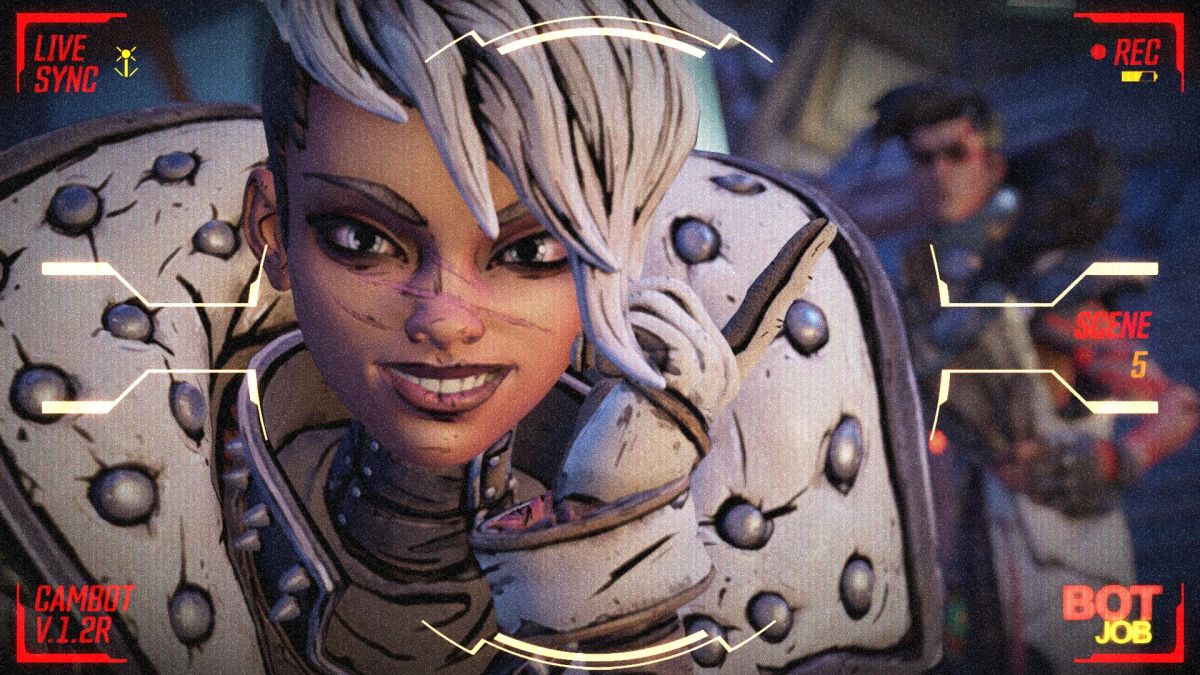 The obnoxious villains of Borderlands 3, pictured here being obnoxious