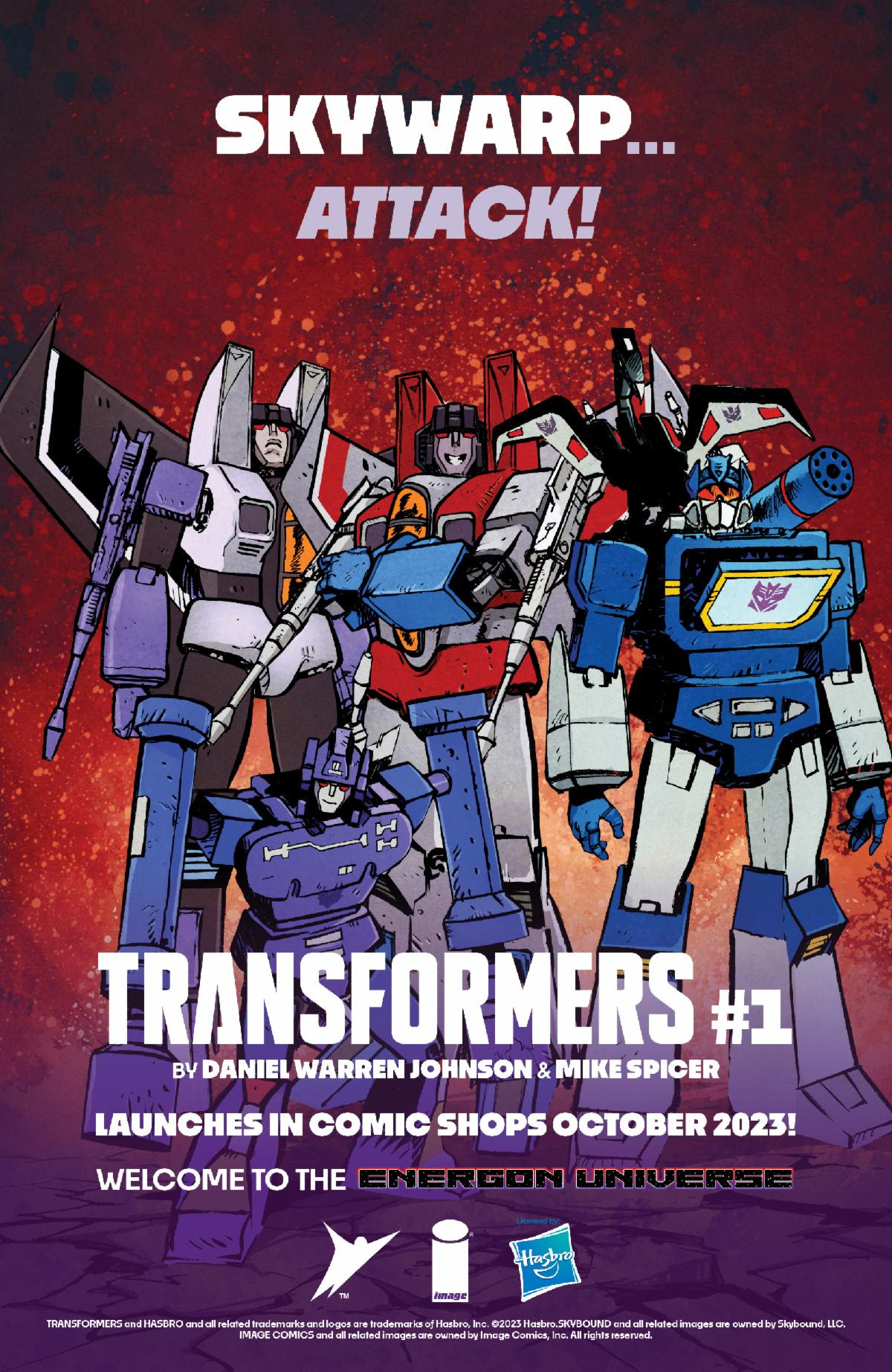 Art promotionnel pour Transformers #1.