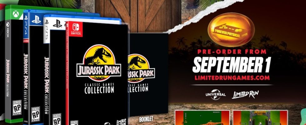 Les détails de la collection Jurassic Park Classic Games dévoilés