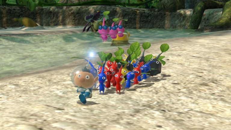 Les fans de Pikmin 4 organisent une prise de contrôle de Times Square, à commencer par un twerking Captain Olimar