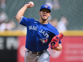 Jose Berrios des terrains des Blue Jays de Toronto.