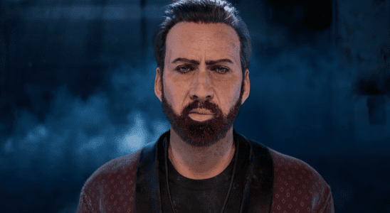 Nicolas Cage in Dead by Daylight.