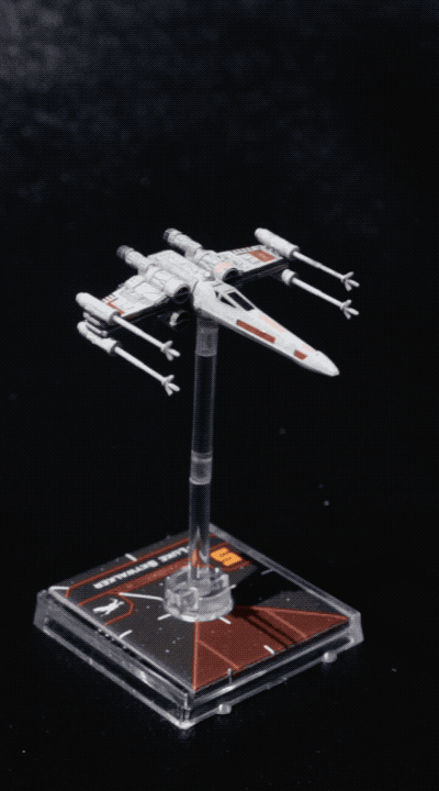 X-Wing Second Edition - GIF du déplacement des S-foils d'un X-Wing en position d'attaque