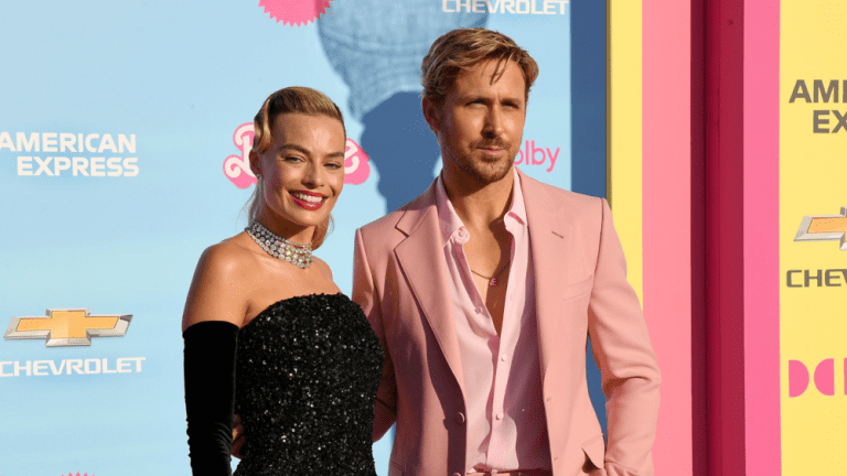 Margot Robbie and Ryan Gosling