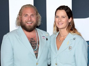 Jonah Hill et Sarah Brady à la première de Don't Look Up.