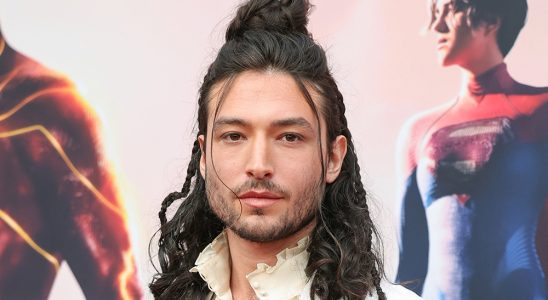 ezra miller the flash premiere