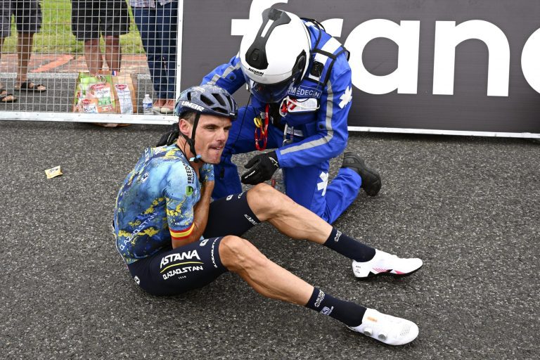 Luis Leon Sanchez exclu du Tour de France avec une clavicule cassée