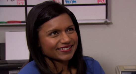 Kelly smiling at Dwight in The Office