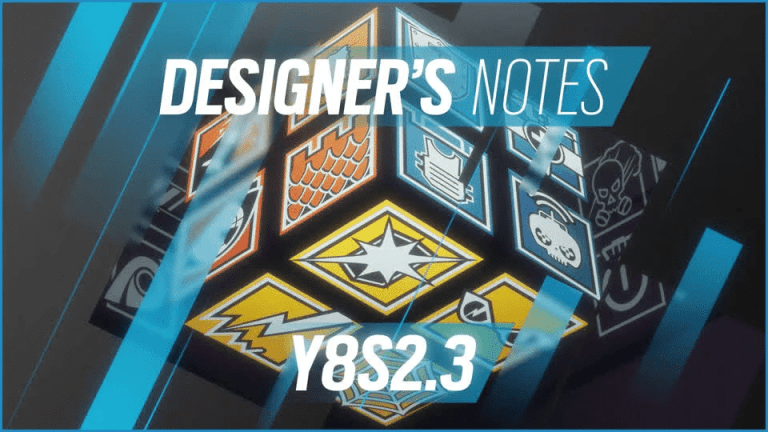 Notes de concepteur de Rainbow Six Siege pour Y8S2.3 révélées