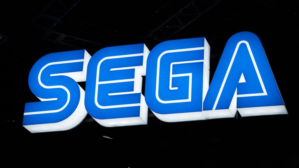 The Sega logo is pictured at the company