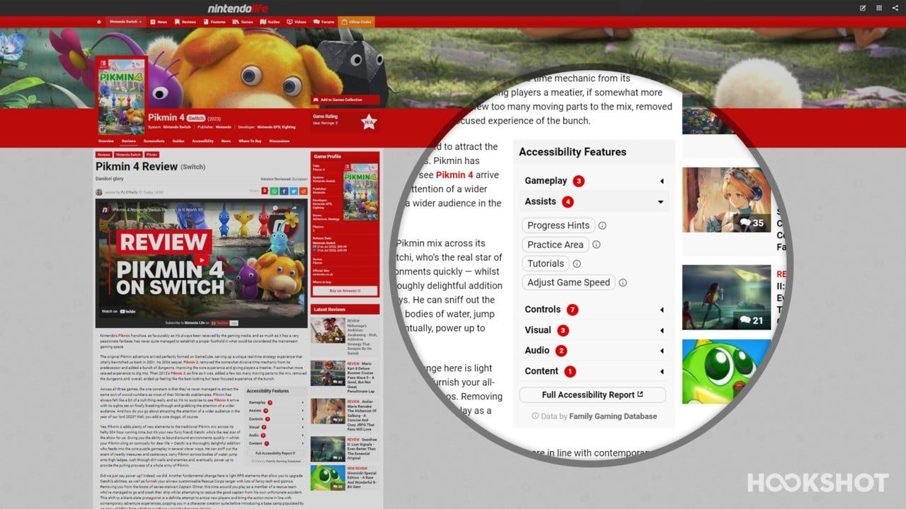 Nouvelles du site: Nintendo Life s'associe à Family Gaming, apporte des informations sur l'accessibilité aux critiques et aux pages de jeux
