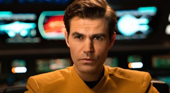 Paul Wesley as James T. Kirk on Star Trek: Strange New Worlds