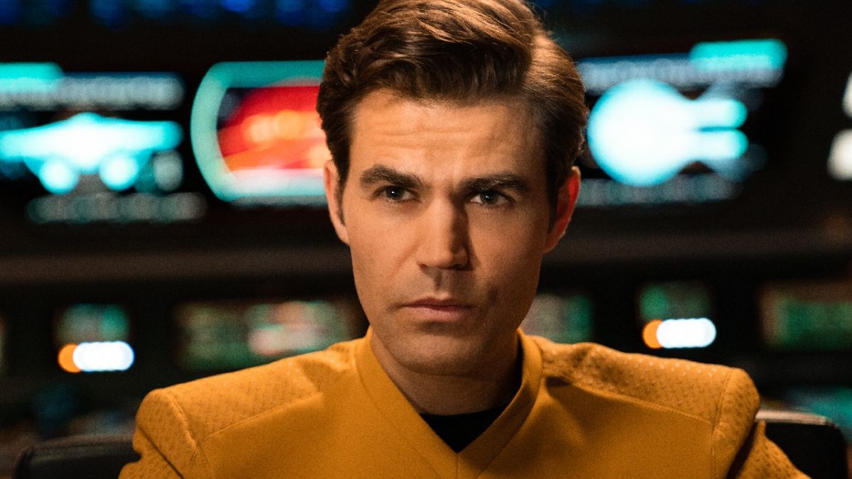 Paul Wesley as James T. Kirk on Star Trek: Strange New Worlds