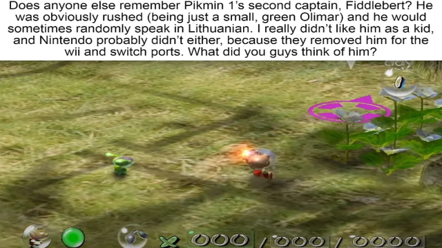 Capture d'écran de Pikmin Fiddlebert