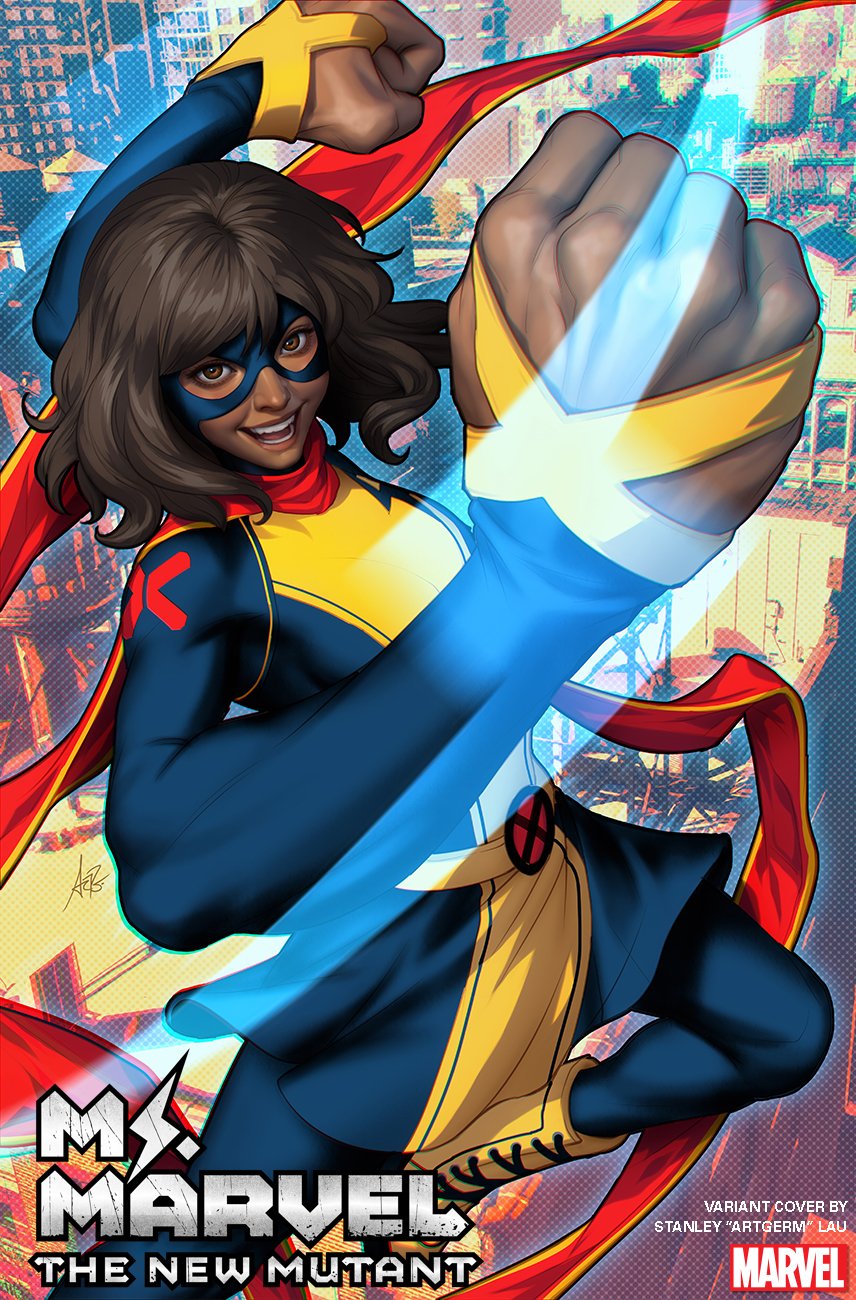 La couverture de la variante Artgerm pour Ms. Marvel: The New Mutant