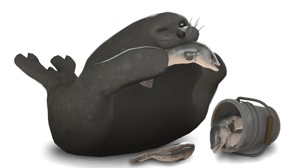 A seal from Team Fortress 2.