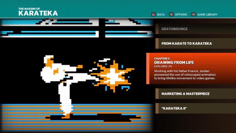 The Making of Karateka annoncé pour Switch
