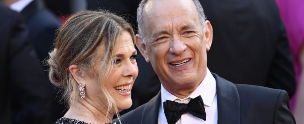 Rita Wilson and Tom Hanks attend the