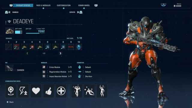 Exoprimal Alpha Variant Exosuits, Deadeye