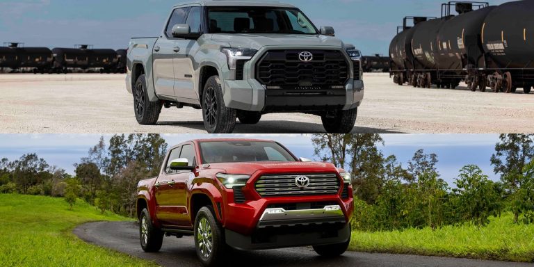 Tundra contre Tacoma : comparaison des camionnettes Toyota