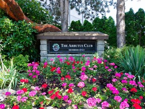 L'entrée de l'Arbutus Club à Vancouver.