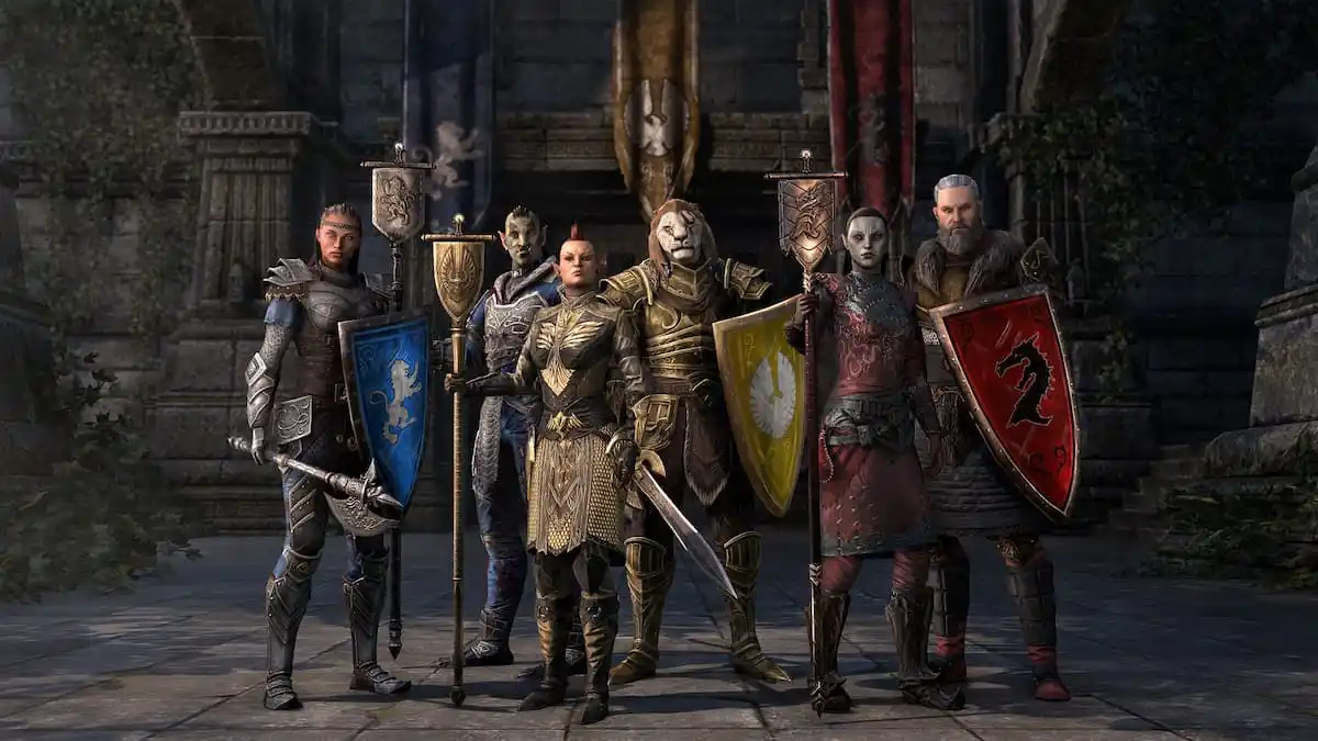 Get Elder Scrolls Online (ESO) for free - party shot